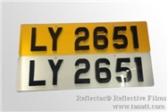 Front Adhesive Reflective Vinyl For Number Plate